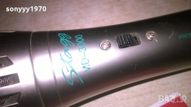 stagg professional microphone-метален-внос франция, снимка 5 - Микрофони - 27737691