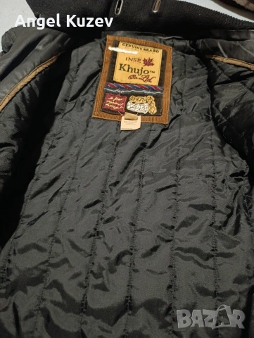 Стилно мъжко яке Khujo (Милитари стил) – Размер S, Като ново!, снимка 9 - Якета - 53539973