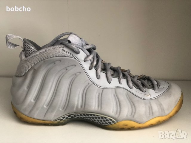 Nike Air Foamposite One Premium Wolf Grey 2015 Sz 11 Mens 575420-007, снимка 6 - Маратонки - 40007798