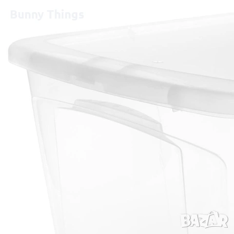 Пластмасова кутия за съхранение, прозрачна, различни размери, снимка 2 - Други стоки за дома - 53417532
