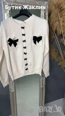 Дамска жилетка с панделки, снимка 1