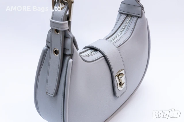 Ежедневна дамска чанта AMORE Chiara - Gray, снимка 2 - Чанти - 50656982