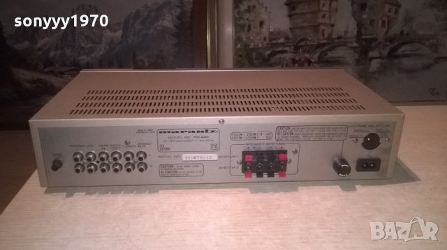 marantz pm440 made in japan-stereo amplifier-внос швеицария, снимка 17 - Ресийвъри, усилватели, смесителни пултове - 27102715