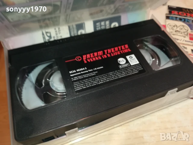 DREAM THEATER-ORIGINAL VHS VIDEO TAPE 1507251544, снимка 2 - Други жанрове - 51029461