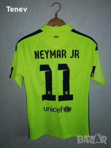 Barcelona Neymar Jr Nike оригинална тениска фланелка Неймар Барселона трети екип 2014/2015 