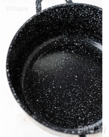 Комплект тенджери Goldmann -2.3\4.5\6.5\2.3L., Лят алуминий, Мраморно покр.,  отвътре/отвън, снимка 12 - Съдове за готвене - 52780573