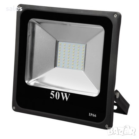 2 броя LED SMD SLIM Прожектор за външен монтаж 50W