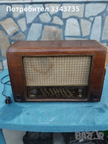 Старо дървено лампово радиоSABA VILLINGEN W II 1952г.
