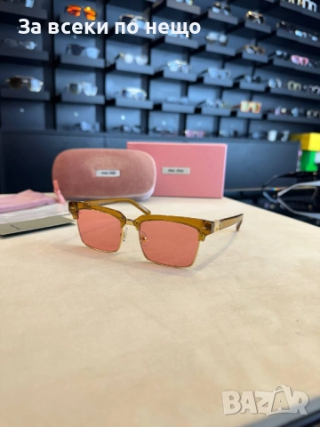 Miu Miu Слънчеви Очила С UV400 Защита - Налични Различни Цветове Код SK397, снимка 2 - Слънчеви и диоптрични очила - 52870857