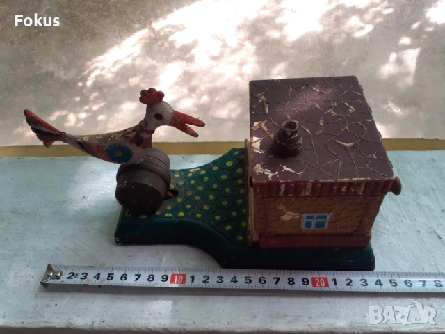 Стара невероятна руска играчка -табакера за цигари, снимка 7 - Антикварни и старинни предмети - 53423475