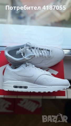 Nike Air Max 1 White Snakeskin, снимка 3 - Спортни обувки - 52174995