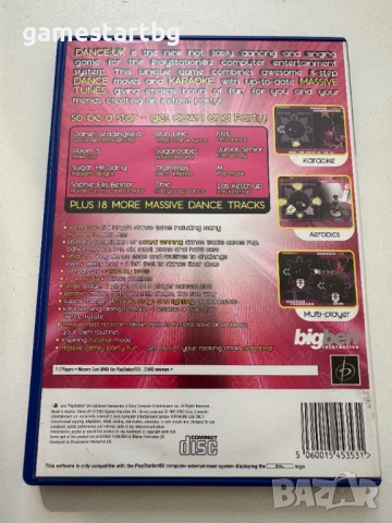 Dance UK за PS2, снимка 2 - Игри за PlayStation - 51614041