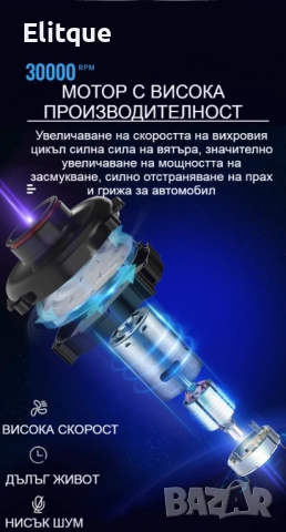 Ръчна преносима автомобилна прахосмукачка 106W мощност TWC-02 - AUTO CLEAN14, снимка 14 - Друга електроника - 52832322