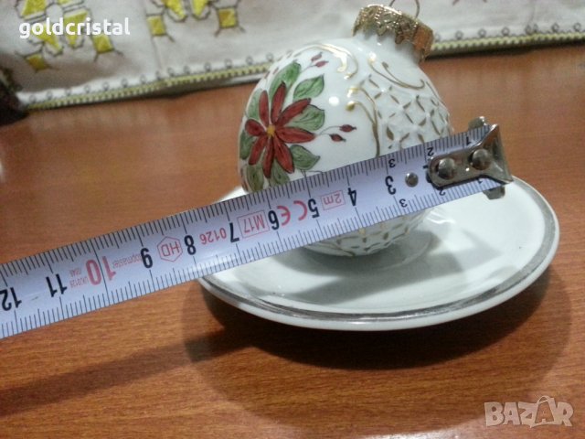Порцеланова топка за елха , снимка 4 - Антикварни и старинни предмети - 43245737