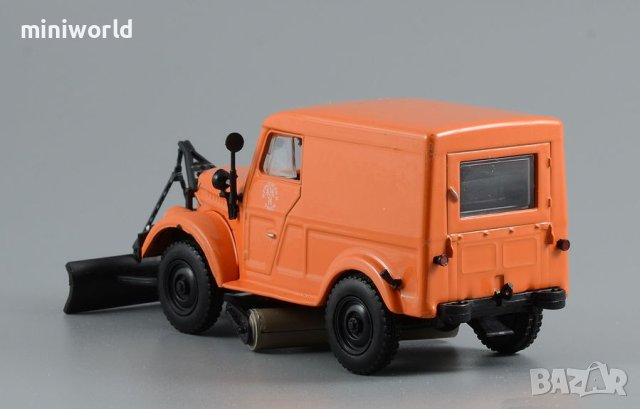 ГАЗ 69 Т3 тротоар-полагаща 1960 - мащаб 1:43 на DeAgostini моделът е нов в блистер, снимка 4 - Колекции - 42986376