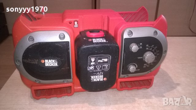black & decker profi radio+батерия-внос швеицария, снимка 7 - Радиокасетофони, транзистори - 26414323