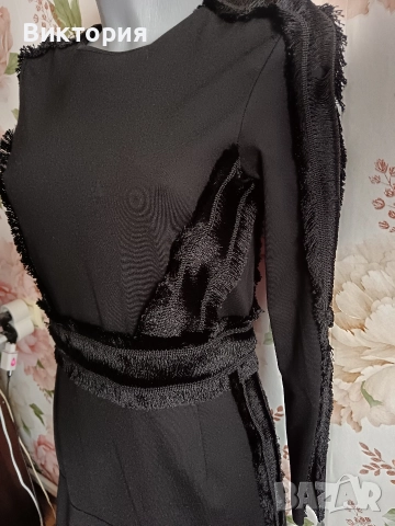 черна рокля H&M, снимка 2 - Рокли - 52901683