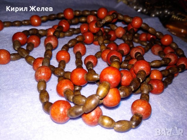 ВИНТИДЖ - АРТ КОЛИЕ от ЮВЕЛИРНО ОБРАБОТЕНО ДЪРВО 34715, снимка 7 - Колиета, медальони, синджири - 39141583