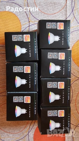 Смарт крушки луничка MR16 и GU10 wifi amazon alexa google home, снимка 2 - Лампи за таван - 53281870