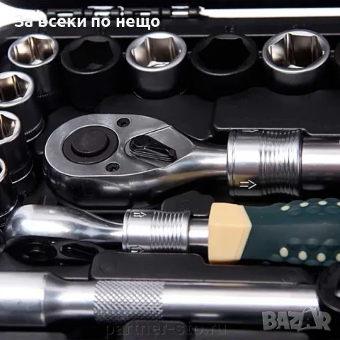 Гедоре 108 части 1/2'' и 1/4'' RockForce, снимка 6 - Гедорета - 50344649