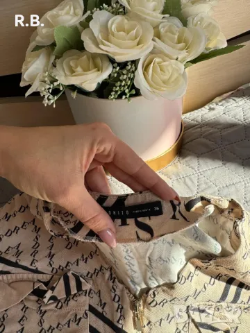 Mohito, бежева риза/туника, 36 размер, снимка 4 - Туники - 47740478