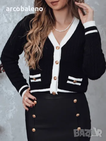 Дамска жилетка пуловер FUZZY, 4цвята , снимка 6 - Жилетки - 47968850