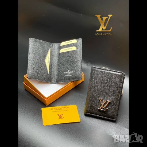 визитници от естествена кожа louis vuitton, снимка 4 - Портфейли, портмонета - 51410830