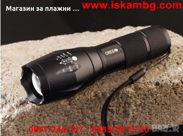  Фенер CREE XM-L T6 LED , снимка 6 - Прожектори - 28470352