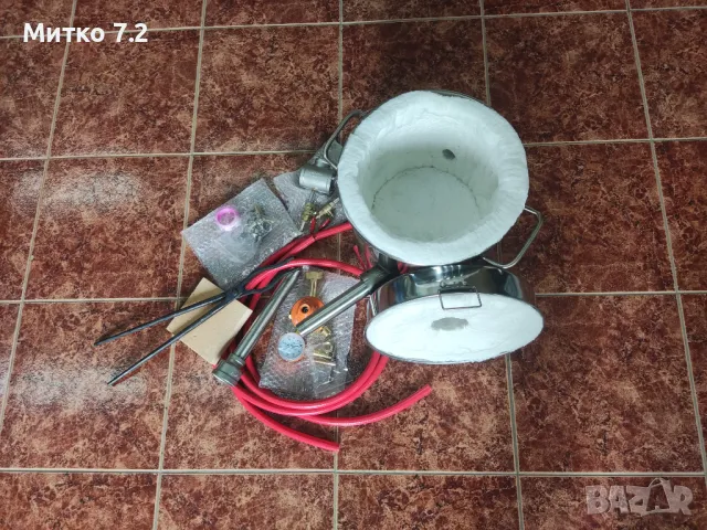 8 KG Пещ с двойна горелка   за топене на метал, снимка 4 - Други машини и части - 50218337