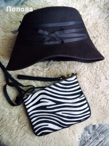  Италианска чиста вълна супер елегантна шапка