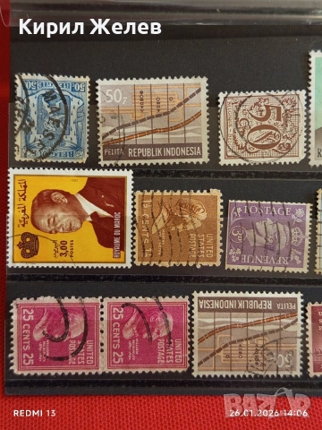 Стари пощенски марки от цял свят смесени МАРИКО, АМЕРИКА, ИНДОНЕЗИЯ за КОЛЕКЦИЯ 52011, снимка 2 - Филателия - 53231006