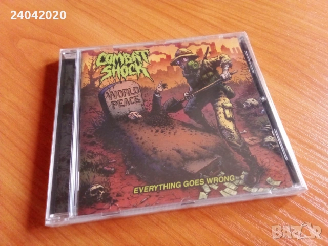 NEW! Combat Shock – Everything Goes Wrong CD Thrash/Crossover old school