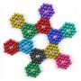 МАГНИТНИ ТОПКИ Neocube антистрес 5мм 216 цветни магически магнитни парчета евтина цена, снимка 2