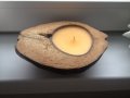 Немски естествен свещник с аромат на портокал 16 см., снимка 1 - Декорация за дома - 39406627