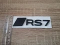 черен гланц емблема Audi RS7 нов стил, снимка 5