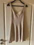 рипсена еластична женствена елегантна бежова nude цвят рокля zara Zara Зара рипс Morocco Мароко  , снимка 2