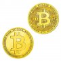 Биткойн монета ЦПУ / Bitcoin CPU ( BTC ) - Gold, снимка 1