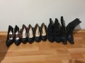 Обувки и боти на висок ток, снимка 1 - Дамски обувки на ток - 43780150