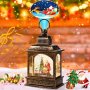Нова Коледна Лампа-Снежна Топка с Проектор и Музика - Винтидж Стил