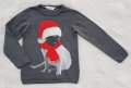 Коледен пуловер H&M 5-6 години, снимка 4