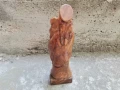 Стара бървена статуетка, снимка 4