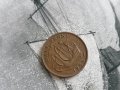 Монета - Великобритания - 1/2 (половин) пени | 1958г.