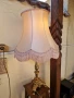 Превъзходна голяма антикварна бронзова настолна лампа , снимка 8