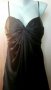 Черна рокля от сатен, тип балон🍀❤M,M/L❤🍀арт.4392, снимка 2