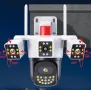 Безжична 4G WiFi камера за наблюдение с триекранен монитор водоустойчива, снимка 2