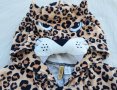 Гащеризон пижама H&M леопард S-M НОВА, снимка 4