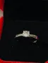 Елегантен златен пръстен с 17 диаманта/брилянта, снимка 3
