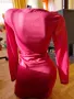 Рокля в червено светло бордо, снимка 5