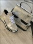 Дамска чанта и спортни обувки Guess сиви, снимка 1 - Дамски ежедневни обувки - 29049172
