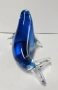 Прекрасен тюлен от масивно кобалтово стъкло, снимка 7